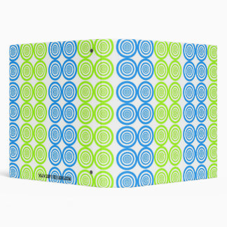 Cool Colors Spiro Rings Custom Binder