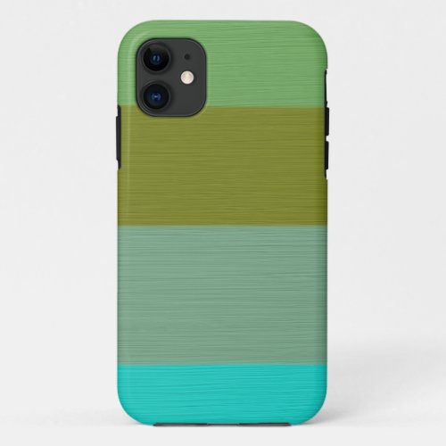 Cool Colors Stripes 2 iPhone 11 Case