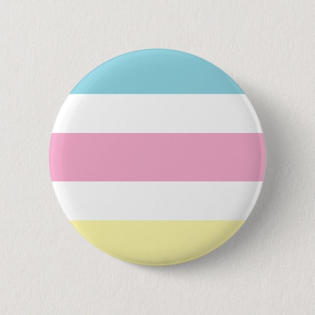 Cool Colors Stripes Button (Front)
