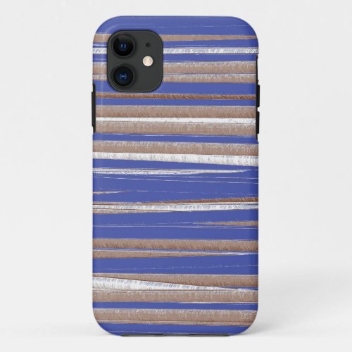 Cool colors stripes graphic art iPhone 11 case