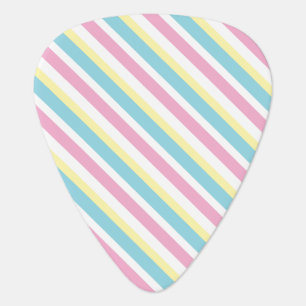 Cool Colors Stripes Pattern Guitar Pick