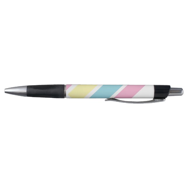 Cool Colors Stripes  Pen (Bottom)