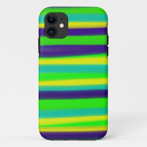 Cool Colors Stripes Seamless Graphic iPhone 11 Case