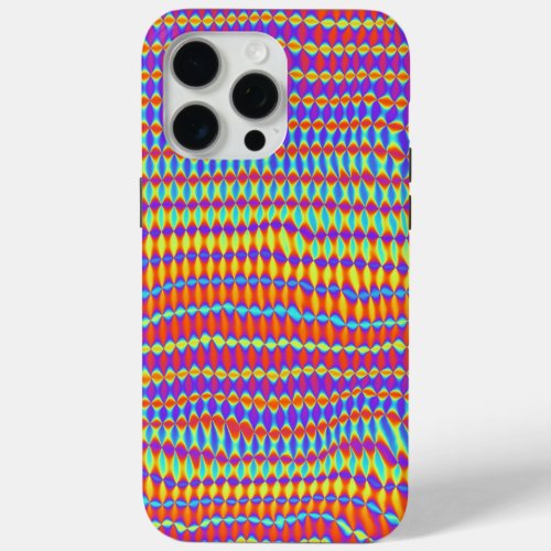 Cool Colourful Neon Patterns iPhone 15 Pro Max Case
