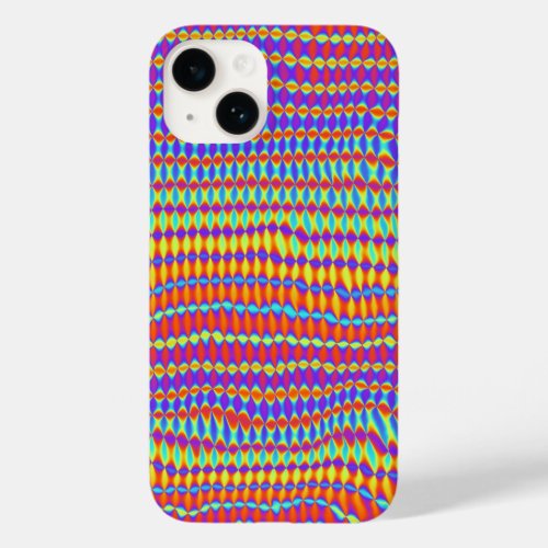 Cool Colourful Neon Patterns Case_Mate iPhone 14 Case