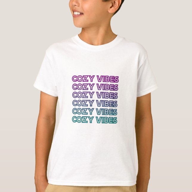 Cool comfort cozy autumn vibes  T-Shirt (Front)