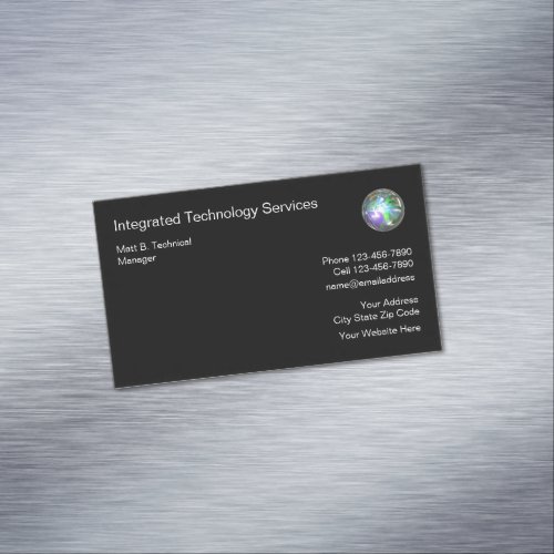 Cool Computer Science Technology Business Card Magnet