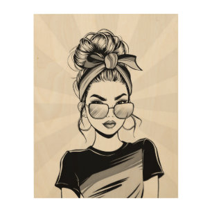 Cool Confidence Wood Wall Art