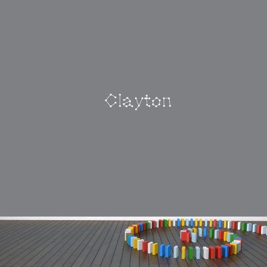 Cool Connect The Dots Small Name Wall Decal (Front)