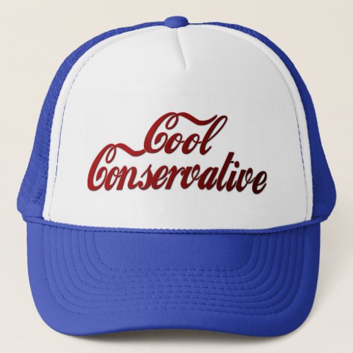 Cool Conservative Classic Look Trucker Hat