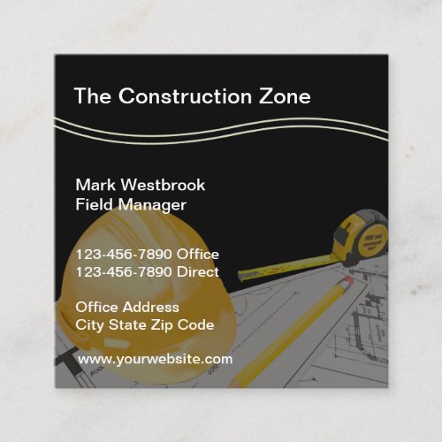 Cool Construction Business Cards