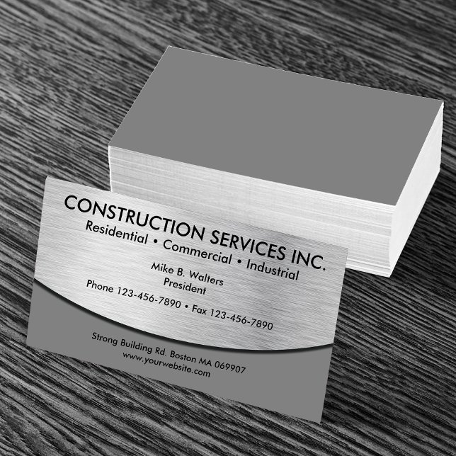 Cool Construction Business Cards (Creator Uploaded)
