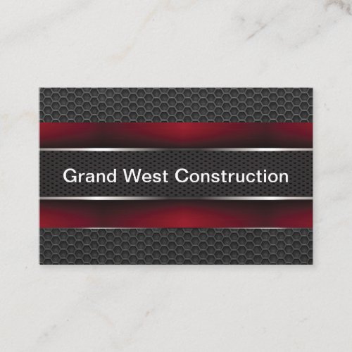Cool Construction Services Modern Business Cards