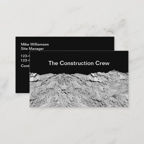 Cool Construction Stucco Theme Business Cards