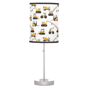 Cool construction tiled pattern table lamp