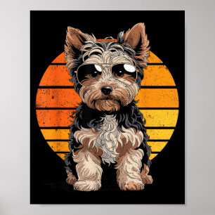 Cool cool yorkipoo mom dad gift vintage dog owners poster
