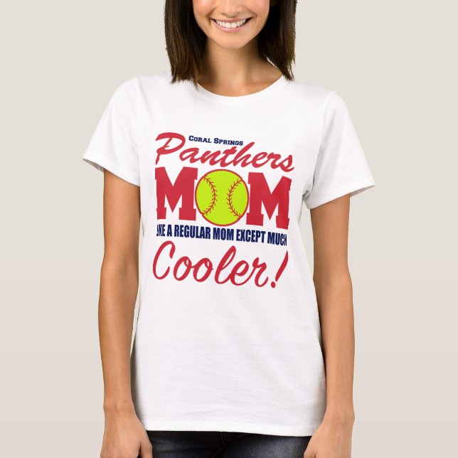 Cool Coral Springs Mom T-Shirt (Front)