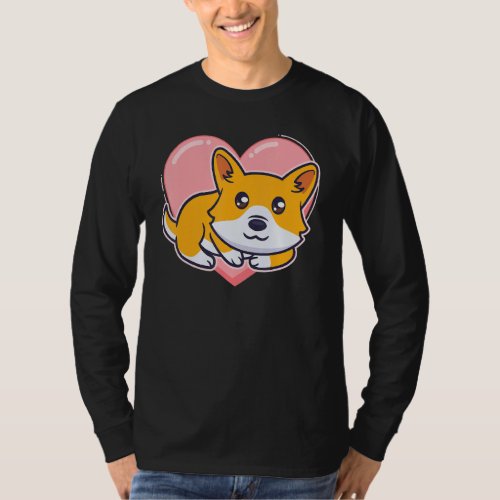 Cool Corgi Dog Lover T For Corgi Lover And Dog Mom T_Shirt