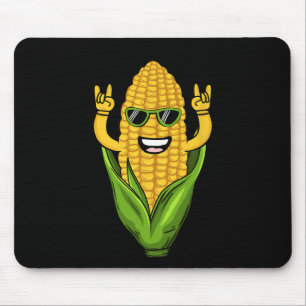 Cool Corn Art Men Women Farmer Dancing Corn On Cob Mouse Pad