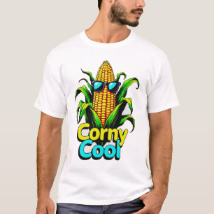 "Cool Corn T-Shirt: Fun & Stylish Graphic Tee 