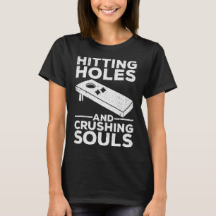 Cool Cornhole Art For Men Women Corn Hole Lover Bo T-Shirt
