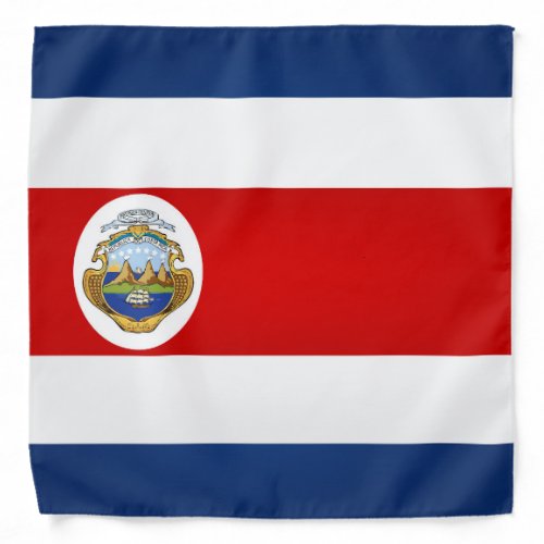 Cool Costa Rica Flag Fashion Bandana