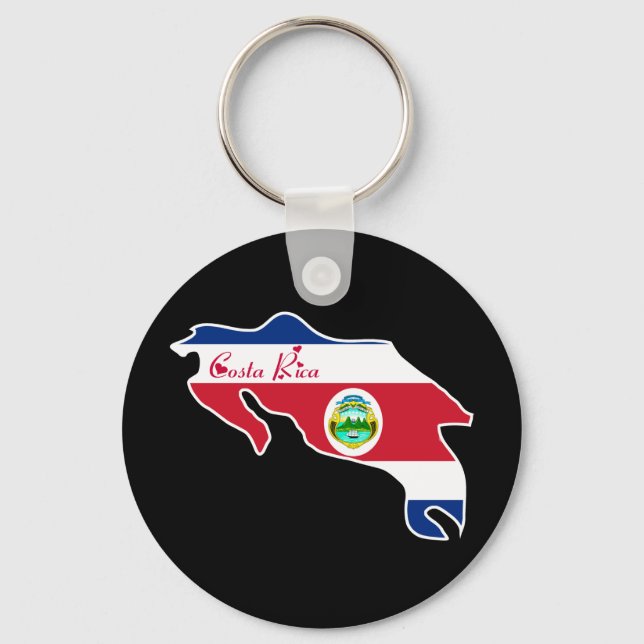 Cool Costa Rica Keychain (Front)