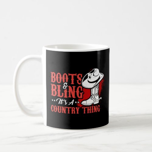 Cool Country Music Ranch Outfit for Western Fans  Coffee Mug