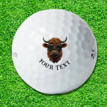 Cool Cow Adorable Father's Day Surprise! Golf Balls<br><div class="desc">Hi there, I just had to share this incredible find with you! Imagine a golf gift that combines cuteness, Scottish charm, and functionality—yes, I’m talking about Highland cow golf balls! Can you believe it? These personalized golf gifts come in delightful cow print and fun Scottish designs that are bound to...</div>