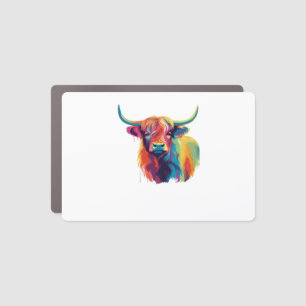 Cool Cow in the Meadow Classic T-Shirt Car Magnet