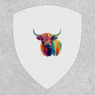 Cool Cow in the Meadow Classic T-Shirt Patch