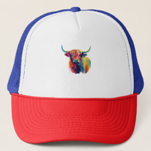 Cool Cow in the Meadow Classic T-Shirt Trucker Hat