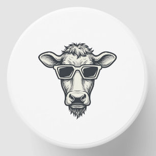 Cool Cow Sunglasses Vintage Engraving Vector Desig Mini Candle Favors