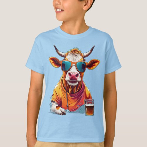  Cool Cow Vibes T_Shirt