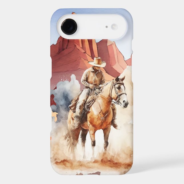 cool cowboy Western lovers  Case-Mate iPhone Case (Back)