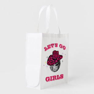 Cool Cowgirl Bachelorette Party Gift Grocery Bag