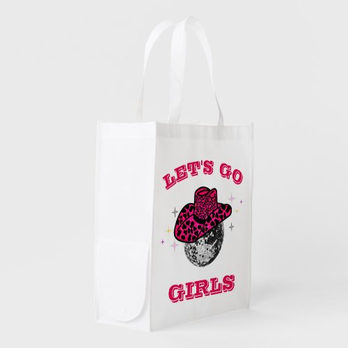 Cool Cowgirl  Bachelorette Party  Gift  Grocery Bag