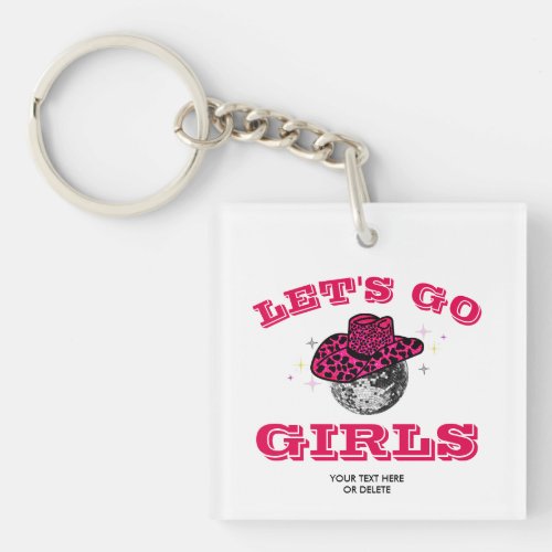 Cool Cowgirl  Bachelorette Party  Gift  Keychain
