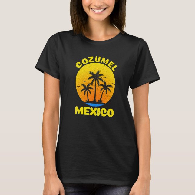Cool Cozumel For Men Women Cozumel Mexico Beach    T-Shirt (Front)