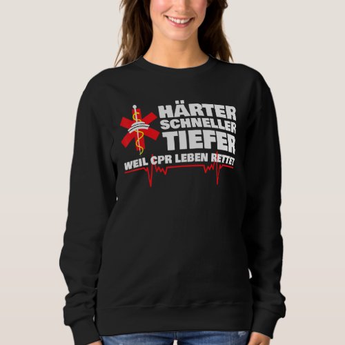 Cool Cpr   Reanimation Revivement Doctor Life Sweatshirt