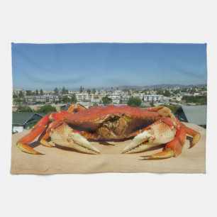 Cool Crab Kitchen Towel! Towel