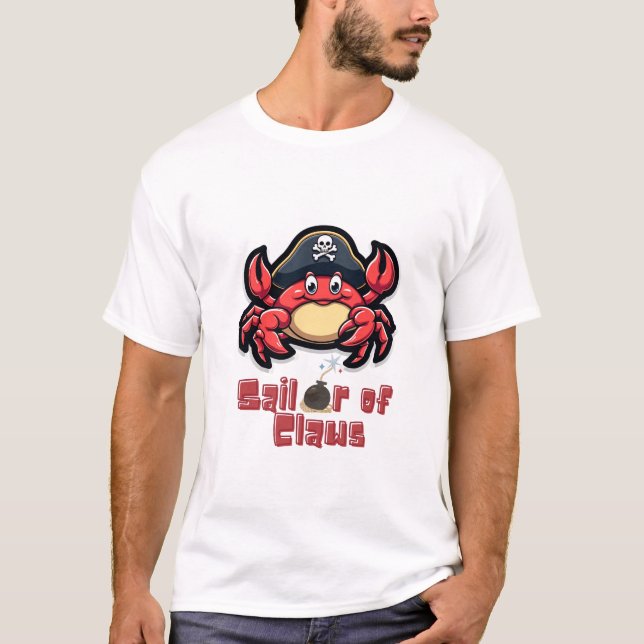 Cool Crab Pirates: Nautical Adventure Tees (Front)