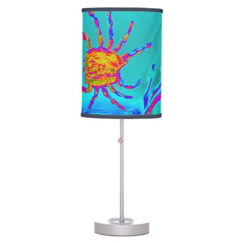 Cool Crab Turquoise Sea Table Lamp