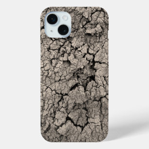 Cool Cracked Earth Dirt Texture iPhone 15 Plus Case
