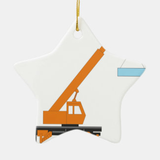 Cool Crane Boy Gift Idea Ceramic Ornament