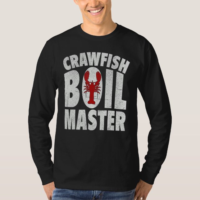 Cool Crawfish Boil For Men Women Crawfish Seafood  T-Shirt (Front)