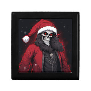 Cool Creepy Anime Cartoon Santa Skull Zombie Demon Gift Box
