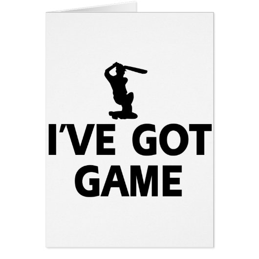 cool cricket designs cards (Front)