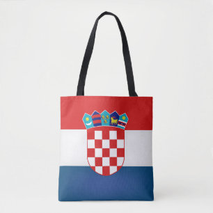 Cool Croatia Flag Fashion Tote Bag