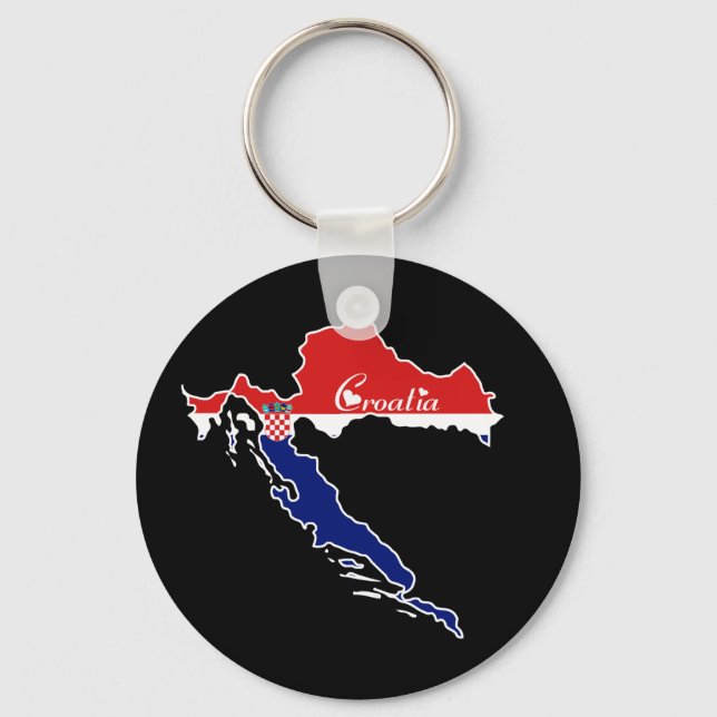 Cool Croatia Keychain (Front)